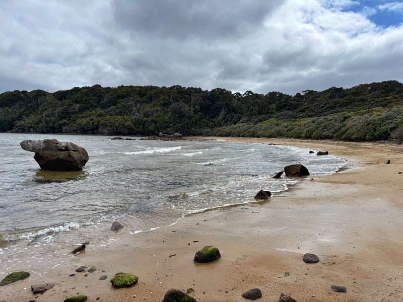 ulva island beach