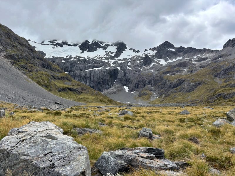 basin below mount barth