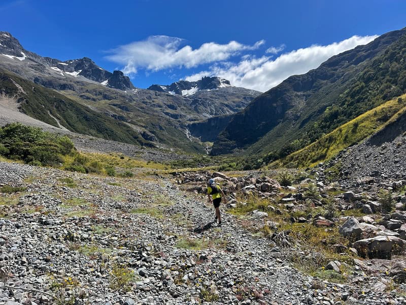 on the canyon creek track in ahuriri conservation park