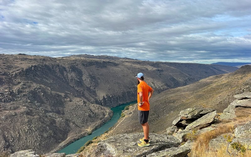 looking over the clutha river