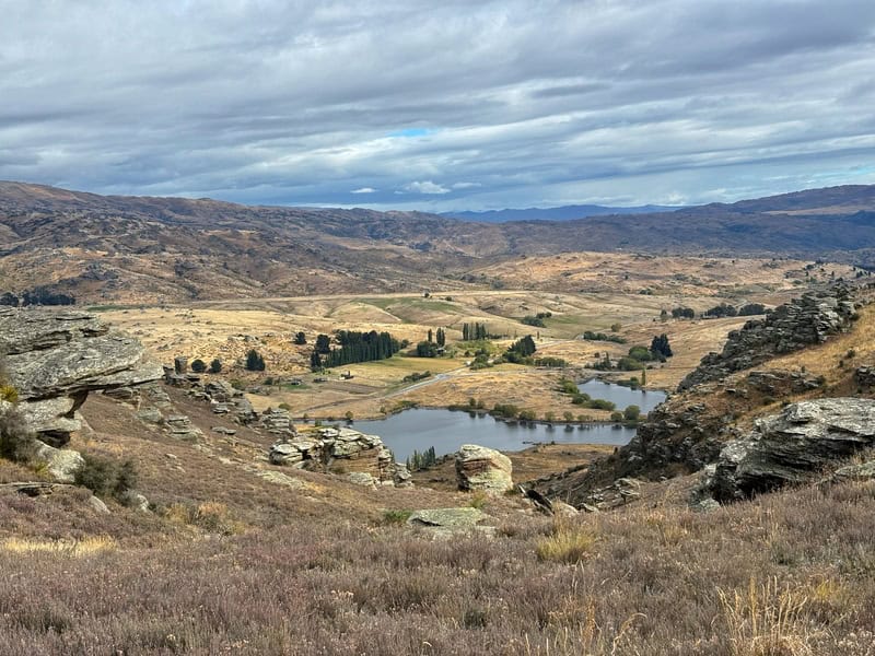 view on the basin view track