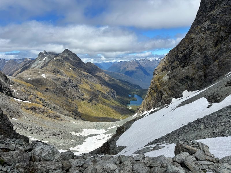 lake mackenzie as seem from Emily Pass