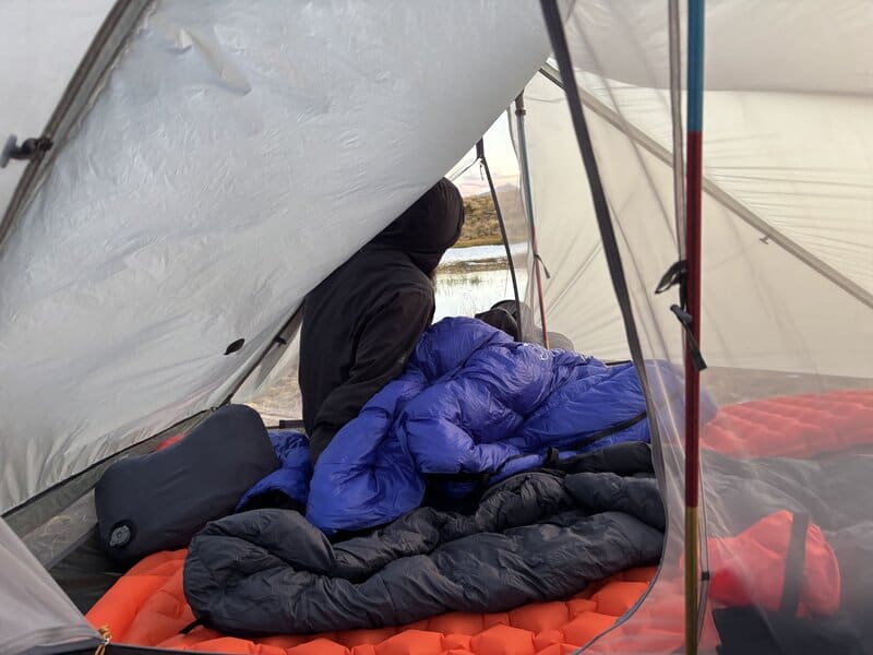 me and my kiwi ultralight quilt