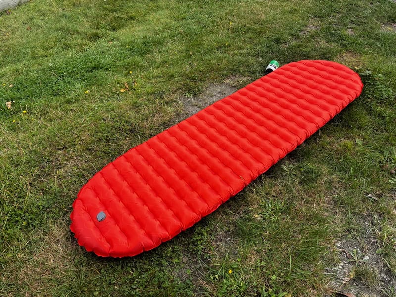 seeing the thermair sleeping mat blown up