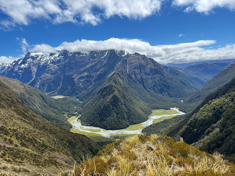 view back over the Routeburn Track