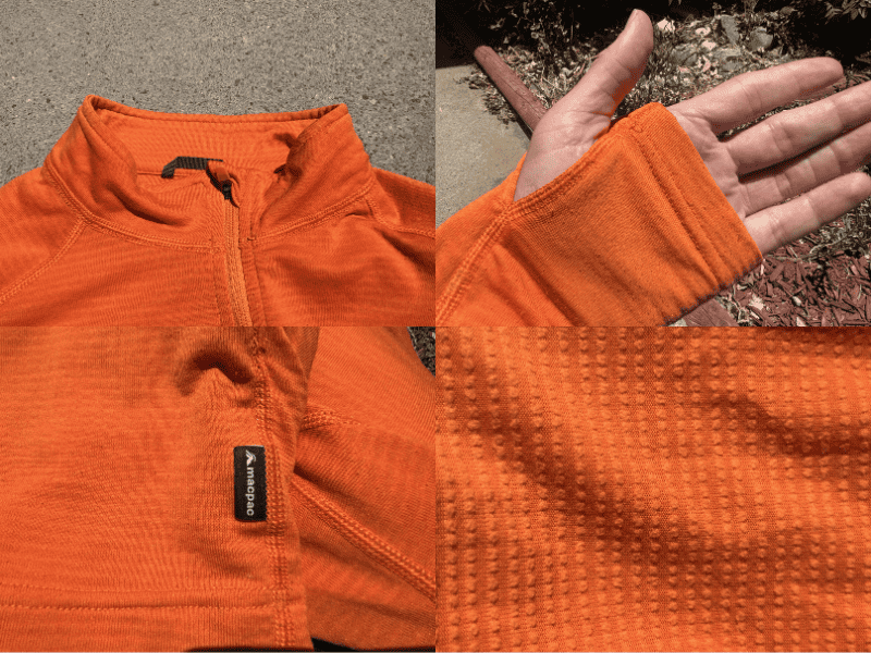 macpac prothermal fleece top features