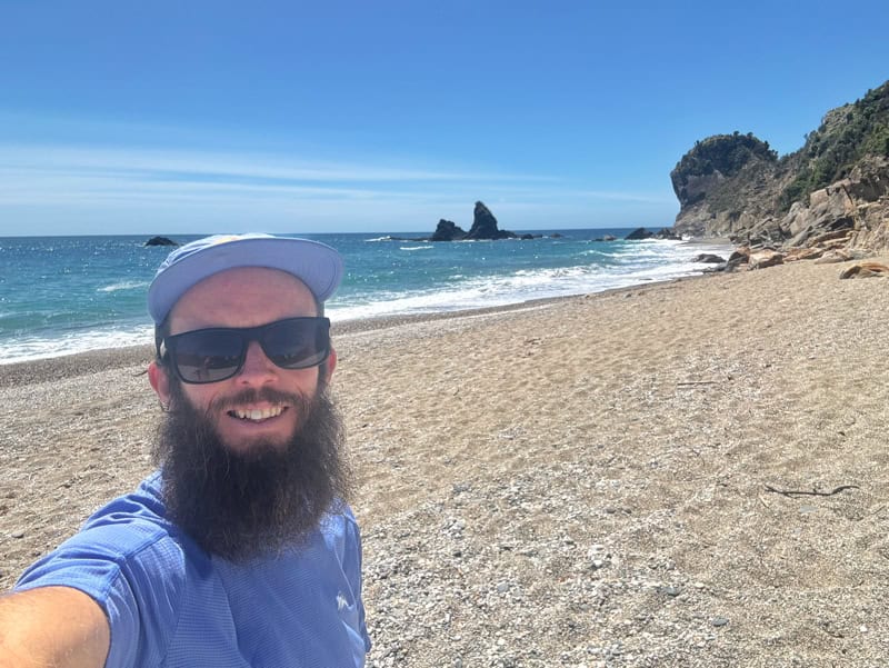 munro beach selfie