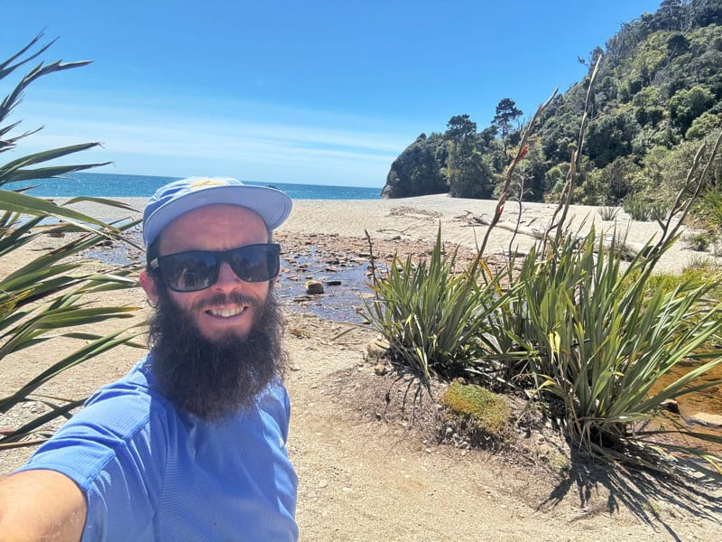 munro beach track selfie.