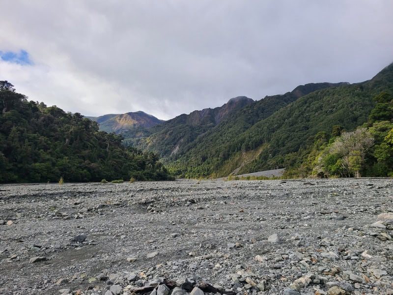 river bed orongorongo