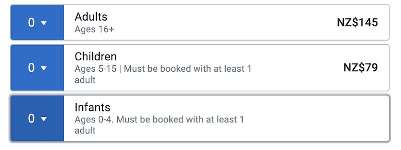 real nz bluff to oban ferry price